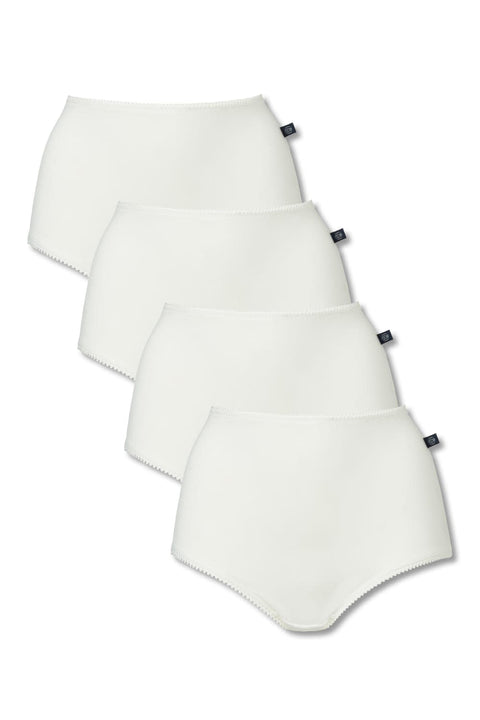 Multipack! 4 Pairs of Women's Bamboo Full Briefs – Ivory