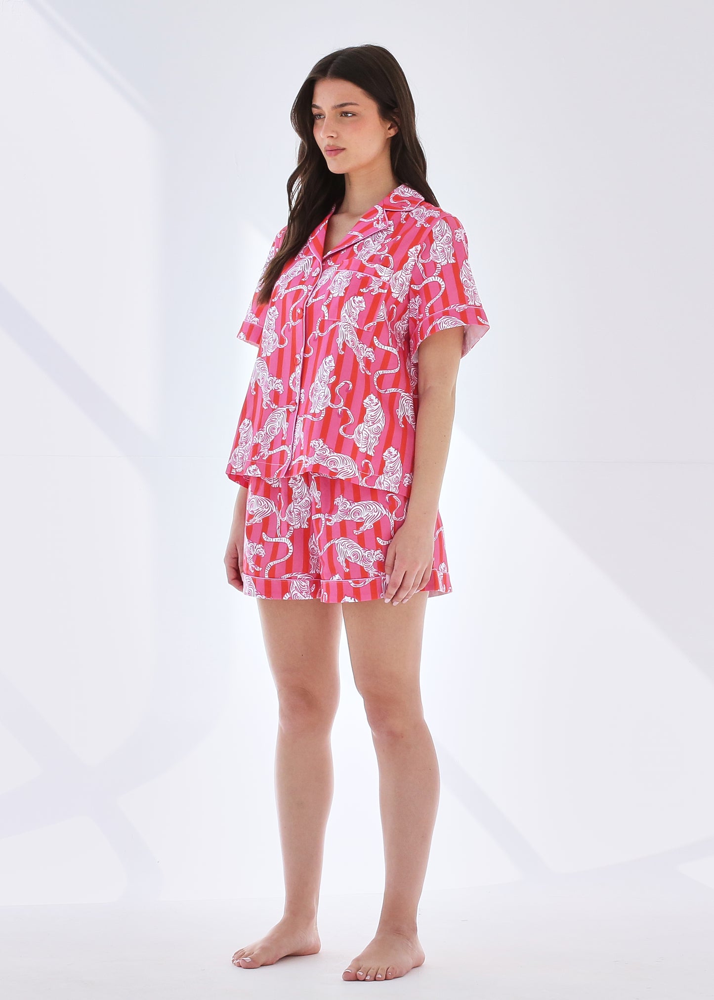 Tiger Stripe Short Set