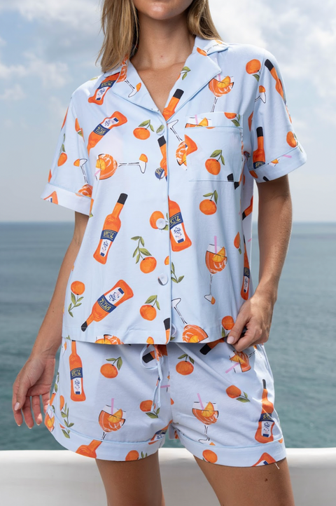 Women's Cotton Pyjama Short Set - Spritz