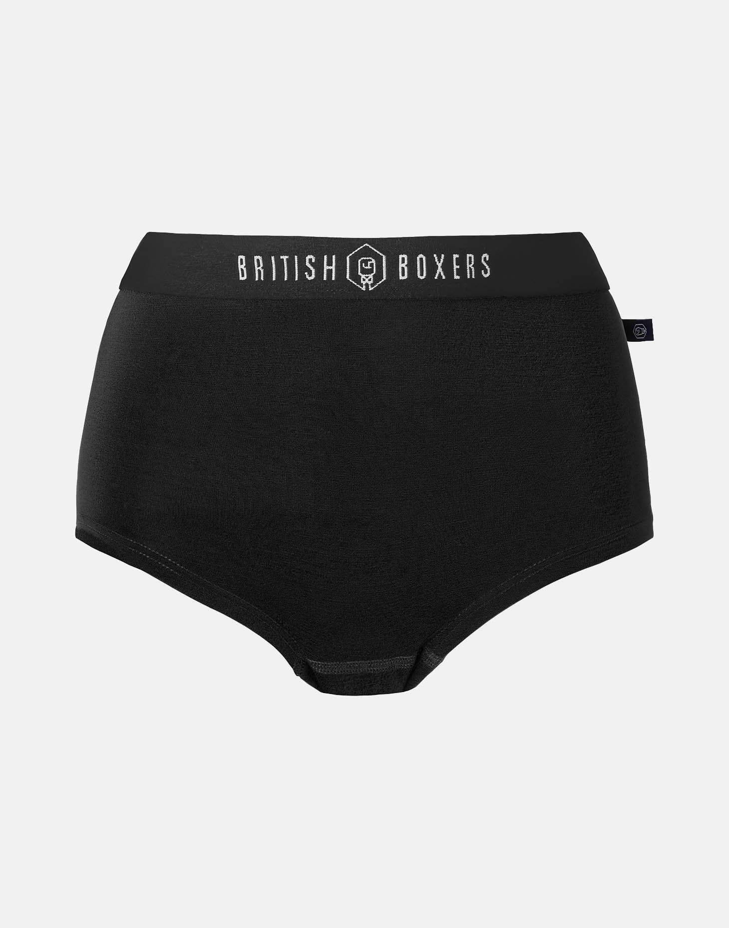 Multipack! 4 Pairs of Bamboo Hipster Boxer Briefs – Kohl Black - British Boxers