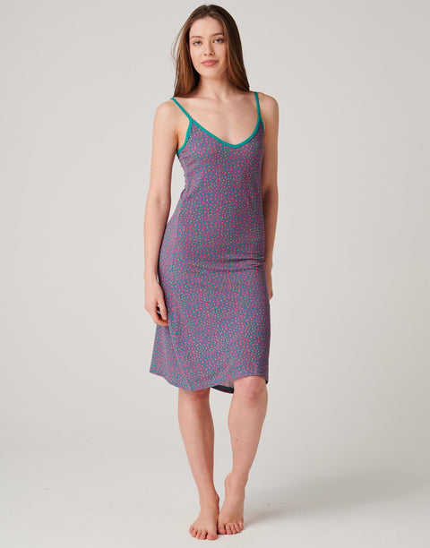 Women's Bamboo Strappy Nightdress – Spectra Leopard