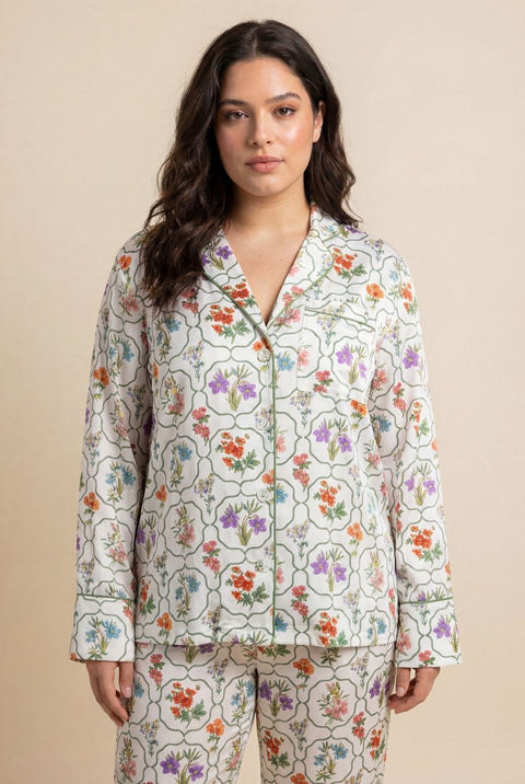 Women's Modal Pyjama Trouser Set - Floral