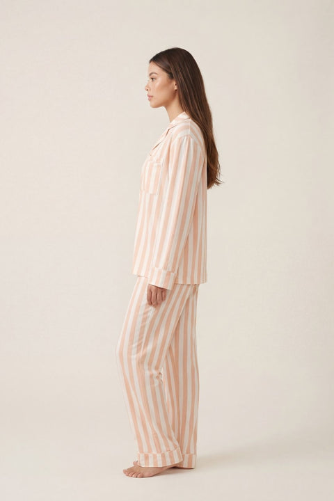 Women's Modal Pyjama Trouser Set - Stripe