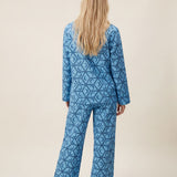 Women's Cotton Pyjama Trouser Set - Celestial