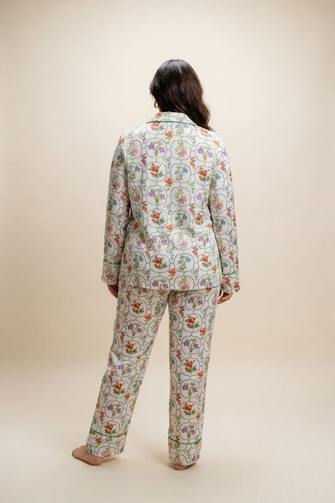 Women's Modal Pyjama Trouser Set - Floral