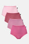 Multipack! 4 Pairs of Women's Bamboo Full Briefs – Bunch of Roses