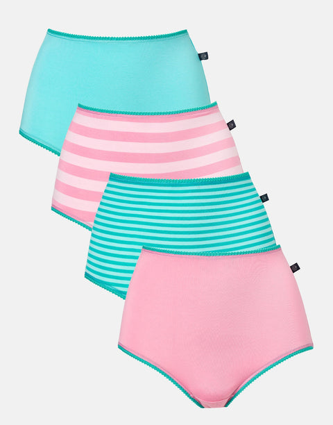 Multipack! 4 Pairs of Women's Bamboo Full Briefs – Ice Cream Parlour