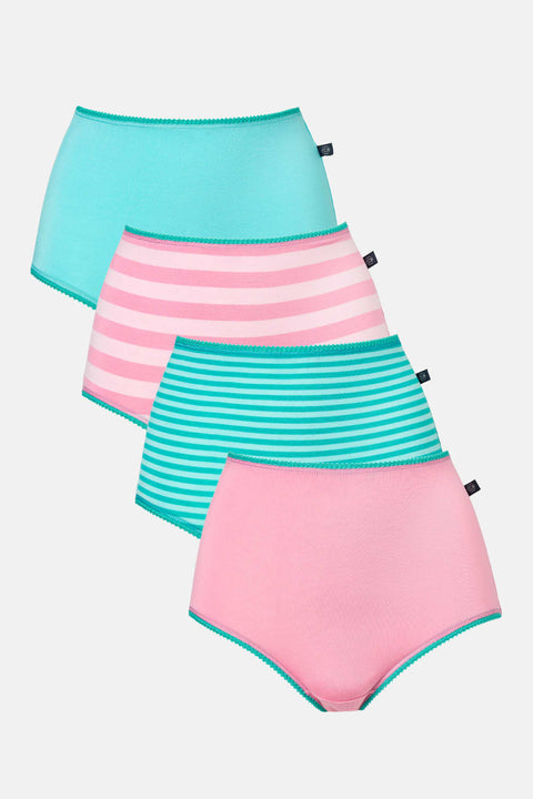 Multipack! 4 Pairs of Women's Bamboo Full Briefs – Ice Cream Parlour