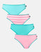 Multipack! 4 Pairs of Women's Bamboo High Leg Knickers – Ice Cream Parlour