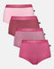 Multipack! 4 Pairs of Women's Bamboo Hipster Boxer Briefs – Bunch of Roses