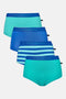 Multipack! 4 Pairs of Women's Bamboo Hipster Boxer Briefs – Seagreen