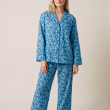 Women's Cotton Pyjama Trouser Set - Celestial