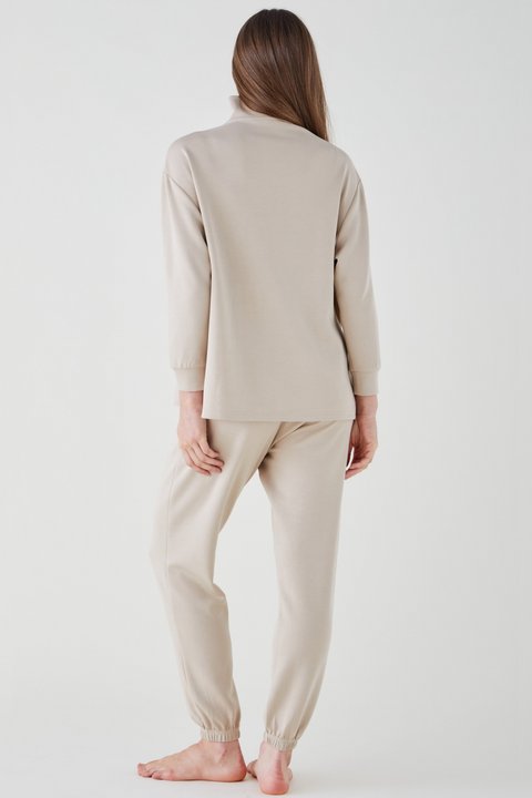 Women's Funnel Zip Neck Lounge Set - Cotswold