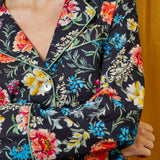Women's Cotton Pyjama Trouser Set - Winter Rose