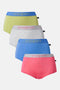 Multipack! 4 Pairs of Women's Bamboo Hipster Boxer Briefs – Fresh Pastels