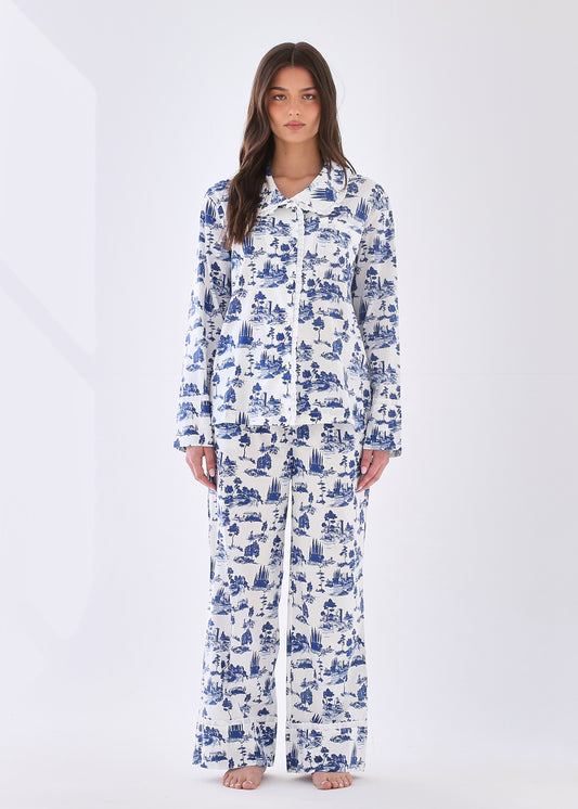 Camelia Broderie Trouser Set