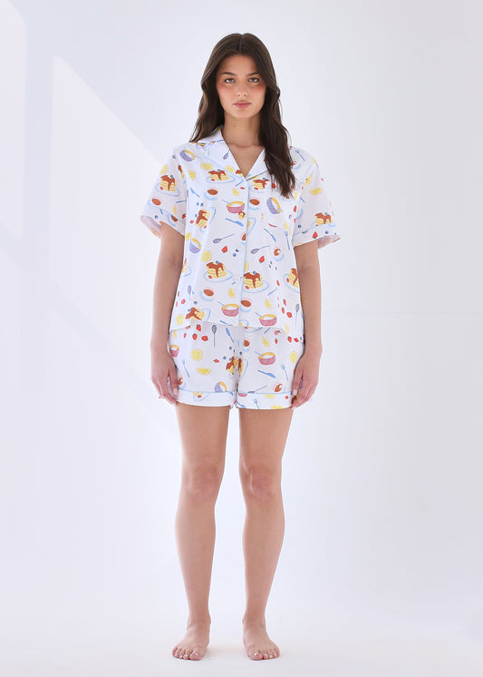 Pancakes Short Set