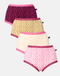 Multipack! 4 Pairs of Women's Bamboo Lace Full Briefs – Leopard Rose