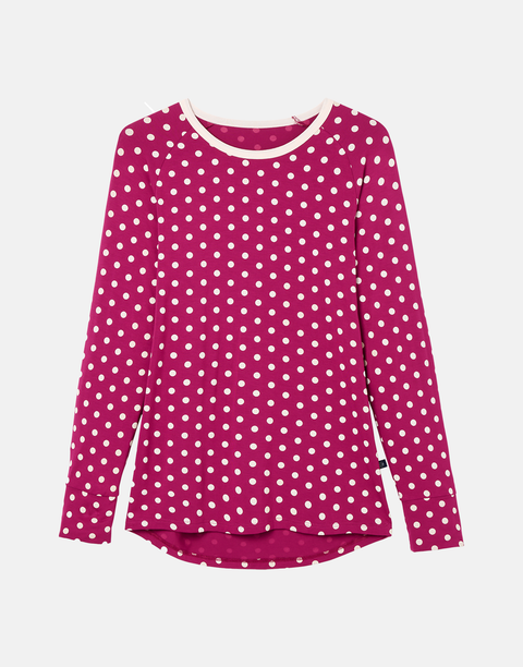 Women's Bamboo Pyjama Set – Rhubarb Polka