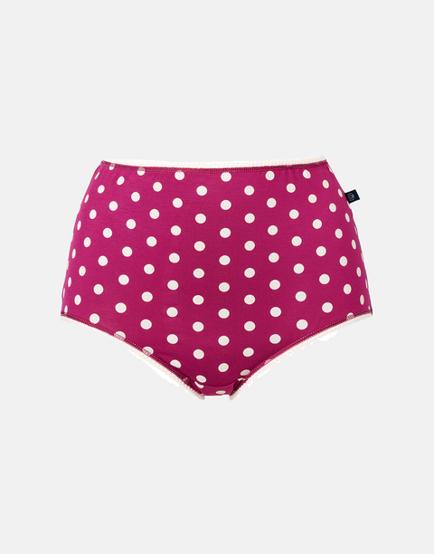 Multipack! 4 Pairs of Women's Bamboo Full Briefs – Rhubarb Sugar
