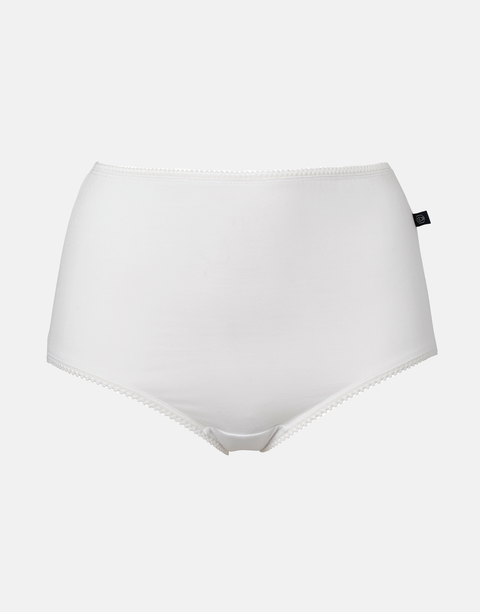 Multipack! 4 Pairs of Women's Bamboo Full Briefs – White
