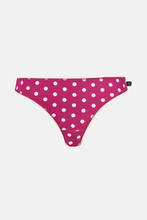 Multipack! 4 Pairs of Women's Bamboo Thongs – Rhubarb Sugar