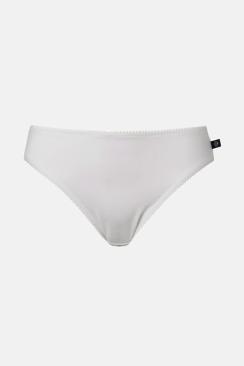 Multipack! 4 Pairs of Women's Bamboo High Leg Knickers – White