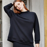 Women's Turtle Neck Lounge Set - Black