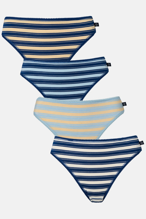 Multipack! 4 Pairs of Women's Bamboo High Leg Knickers – On the Pier