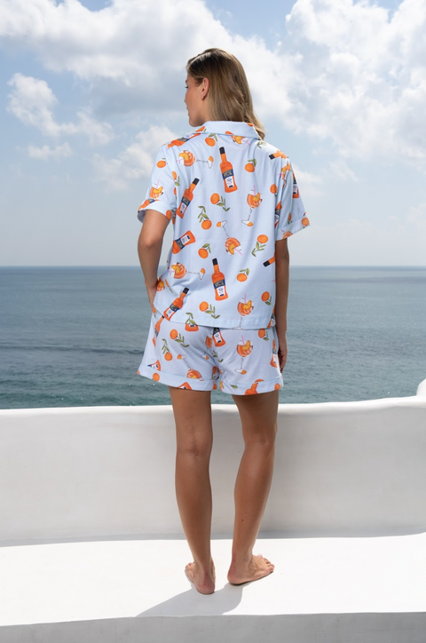 Women's Cotton Pyjama Short Set - Spritz