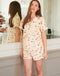 Women's Linen Pyjama Short Set - Shell Yeah!