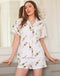 Women's Cotton Pyjama Short Set - Sparkles