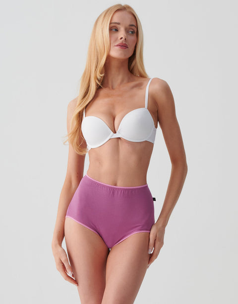 Multipack! 4 Pairs of Women's Bamboo Full Briefs – Bunch of Roses
