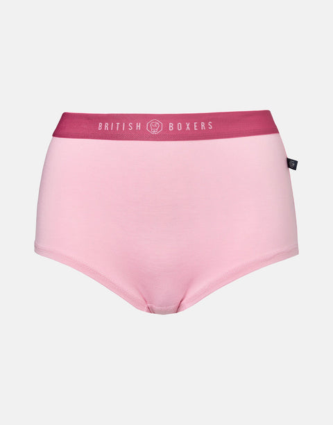 Multipack! 4 Pairs of Women's Bamboo Hipster Boxer Briefs – Bunch of Roses