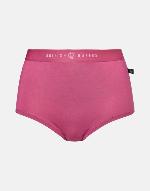 Multipack! 4 Pairs of Women's Bamboo Hipster Boxer Briefs – Bunch of Roses
