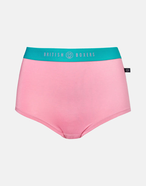 Multipack! 4 Pairs of Women's Bamboo Hipster Boxer Briefs – Ice Cream Parlour