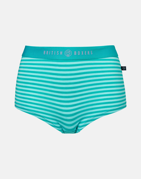 Multipack! 4 Pairs of Women's Bamboo Hipster Boxer Briefs – Ice Cream Parlour