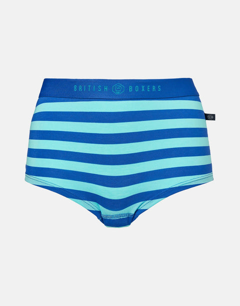 Multipack! 4 Pairs of Women's Bamboo Hipster Boxer Briefs – Seagreen