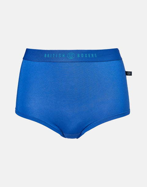 Multipack! 4 Pairs of Women's Bamboo Hipster Boxer Briefs – Seagreen