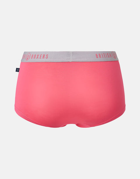 Multipack! 4 Pairs of Bamboo Hipster Boxer Briefs – Fresh Pastels - British Boxers