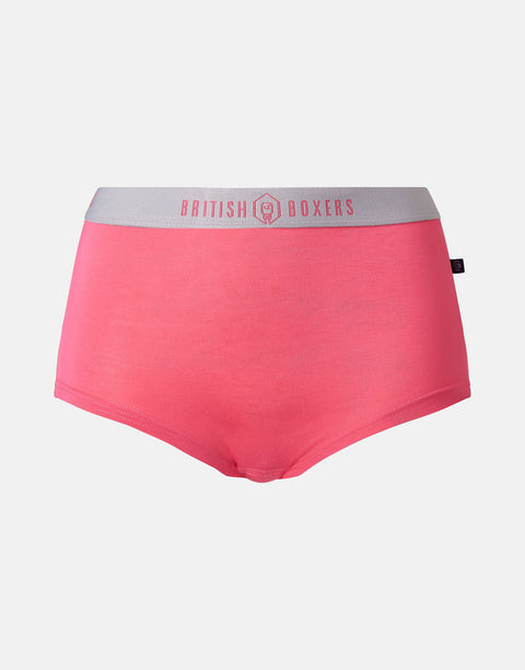 Multipack! 4 Pairs of Bamboo Hipster Boxer Briefs – Fresh Pastels - British Boxers