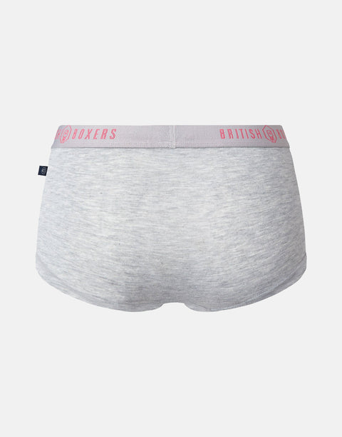 Multipack! 4 Pairs of Bamboo Hipster Boxer Briefs – Fresh Pastels - British Boxers