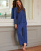 Women's Bamboo Lace Relaxed Pyjama Set – Blue Moon