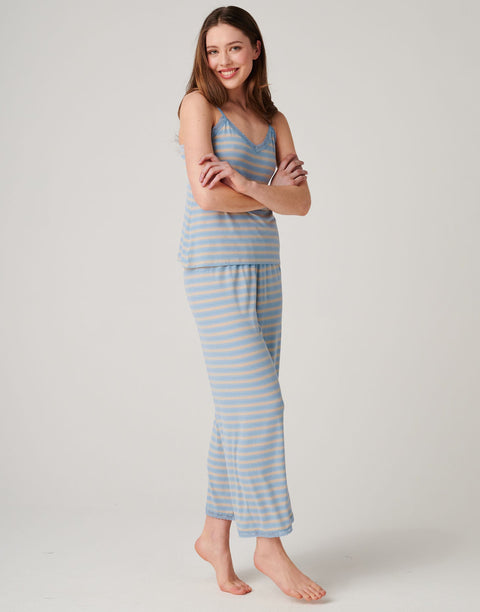 Women's Bamboo Lace Camisole Pyjama Set – Cornish