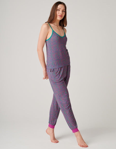 Women's Bamboo Camisole Pyjama Set – Spectra Leopard