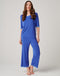 Women's Bamboo Lace Pyjama Set – Ultra Blue