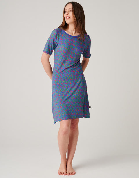 Women's Bamboo Short Sleeve Nightdress – Boom Bloom!