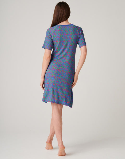 Women's Bamboo Short Sleeve Nightdress – Boom Bloom!