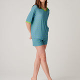 Women's Bamboo Lace Short Pyjama Set - Blooming Fabulous