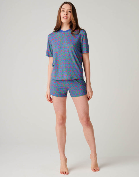 Women's Bamboo Short Pyjama Set - Boom Bloom!